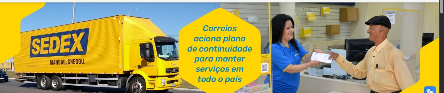 Correios aciona plano de continuidade para manter serviços em todo o país